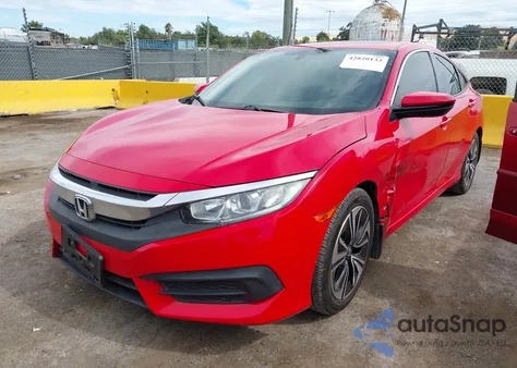 2017 Honda Civic Ex-L из США, поврежденный, VIN 2HGFC1F71HH640075